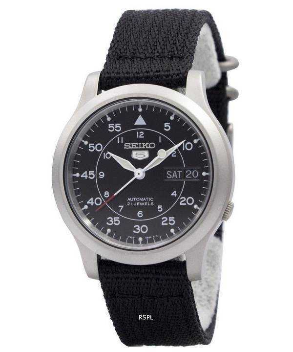 Montre automatique Seiko 5 Military SNK809K2 pour homme, remise à neuf