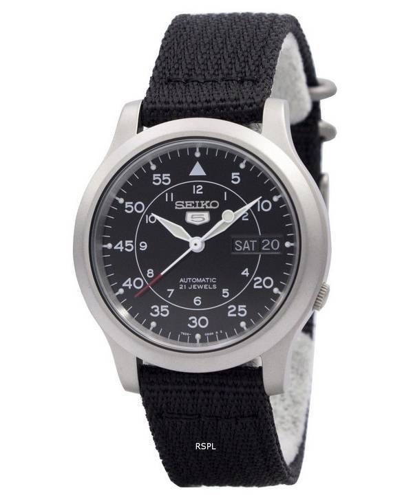 Montre automatique Seiko 5 Military SNK809K2 pour homme, remise à neuf