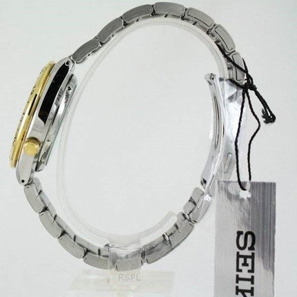 Montre automatique Seiko 5 Sports plaquée or SNKE04K1 SNKE04 pour hommes