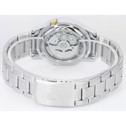 Montre Homme Seiko 5 Acier Inoxydable Cadran Blanc Automatique SNKK07 SNKK07J1 SNKK07J