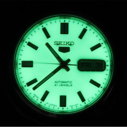Montre homme Seiko 5 en acier inoxydable, cadran vert, automatique SNKK19 SNKK19J1 SNKK19J, reconditionnée
