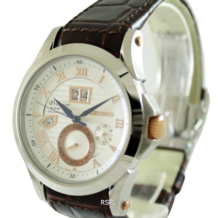 Montre Seiko Premier Kinetic Perpetual SNP082P1 SNP082P SNP082 Hommes