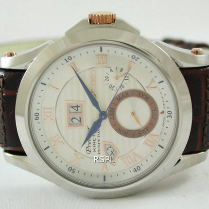 Montre Seiko Premier Kinetic Perpetual SNP082P1 SNP082P SNP082 Hommes