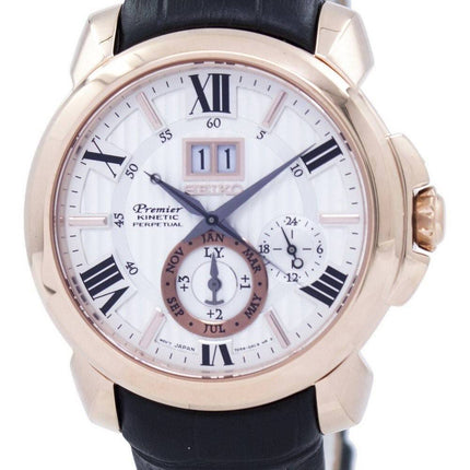 Montre Seiko Premier Kinetic SNP150 perpétuelle SNP150P1 SNP150P hommes