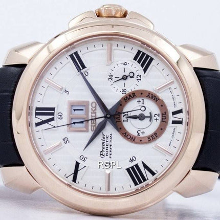 Montre Seiko Premier Kinetic SNP150 perpétuelle SNP150P1 SNP150P hommes