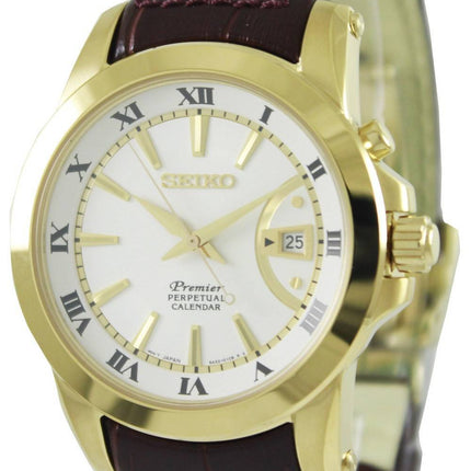 Montre Seiko Premier quantième perpétuel SNQ144P1 SNQ144P hommes