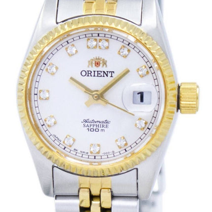 Orienter la montre Oyster automatique diamant Accent SNR16002W féminin