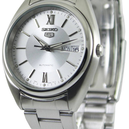 Montre Seiko 5 automatique cadran argent SNXA19K1 SNXA19K hommes