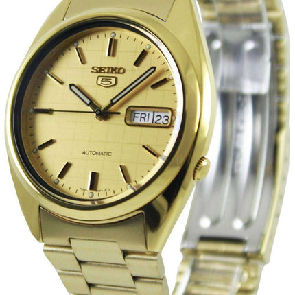 Montre homme Seiko 5 automatique à cadran doré SNXL72K1 SNXL72K reconditionnée
