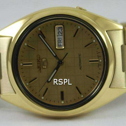 Montre homme Seiko 5 automatique à cadran doré SNXL72K1 SNXL72K reconditionnée