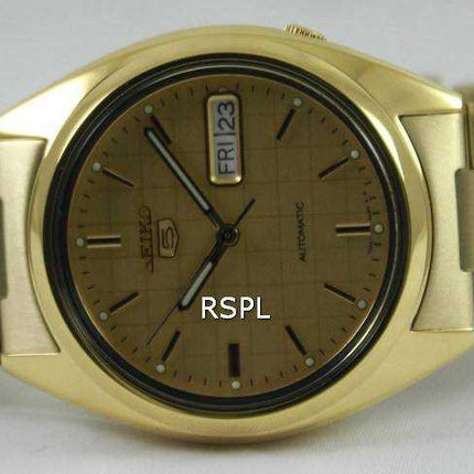Montre homme Seiko 5 automatique à cadran doré SNXL72K1 SNXL72K reconditionnée