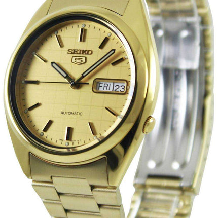 Montre homme Seiko 5 automatique à cadran doré SNXL72K1 SNXL72K reconditionnée
