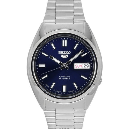 Montre homme Seiko 5 automatique 21 rubis fabriquée au Japon SNXS77 SNXS77J1 SNXS77J reconditionnée