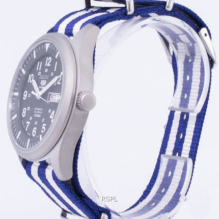 Seiko 5 Sports automatique Japon fait l’OTAN Strap SNZG09J1-NATO2 montre homme