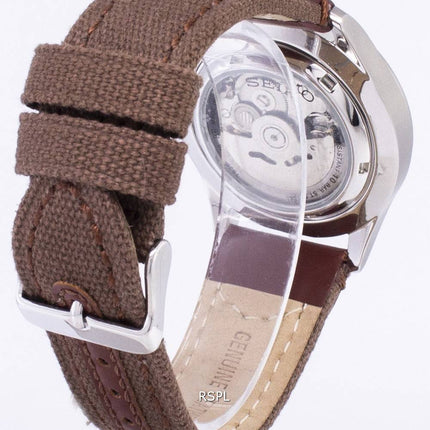 Seiko 5 Sports automatique Japon fait en toile sangle SNZG09J1-NS1 montre homme