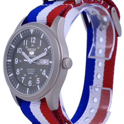 Montre pour homme Seiko 5 Sports automatique fabriquée au Japon SNZG09J1-var-NATO25 100M