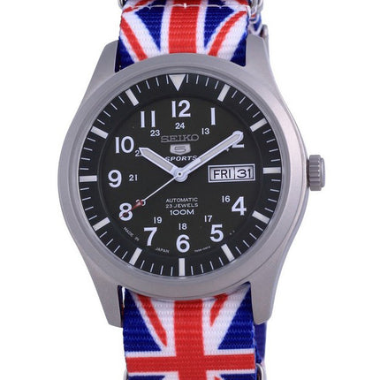 Montre pour homme Seiko 5 Sports automatique fabriquée au Japon SNZG09J1-var-NATO28 100M