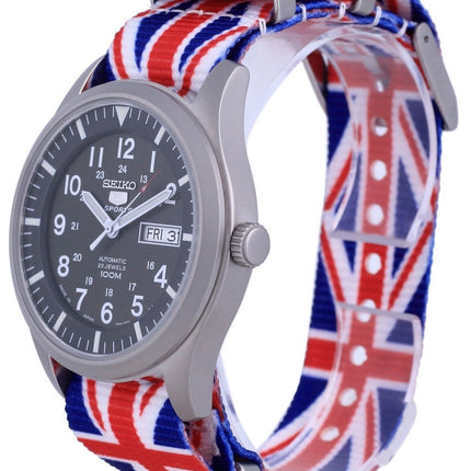 Montre pour homme Seiko 5 Sports automatique fabriquée au Japon SNZG09J1-var-NATO28 100M