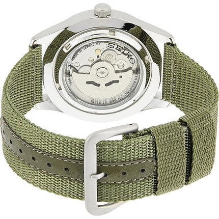 Montre homme Seiko 5 Military Automatic Sport reconditionnée, fabriquée au Japon, références SNZG09, SNZG09J1 et SNZG09J.