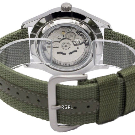 Montre homme Seiko 5 Military Automatic Sport reconditionnée, fabriquée au Japon, références SNZG09, SNZG09J1 et SNZG09J.
