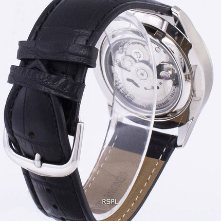 Seiko 5 Sports automatique Ratio en cuir noir SNZG09K1-LS6 hommes