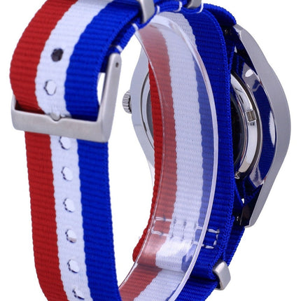 Montre Seiko 5 Sports Militaire Automatique Polyester SNZG09K1-var-NATO25 100M Homme