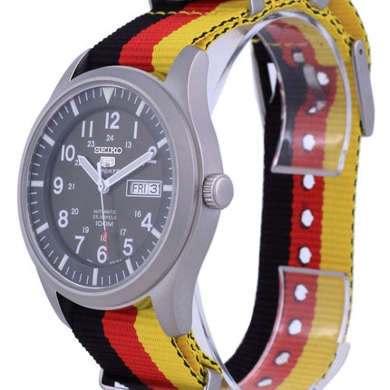 Montre Seiko 5 Sports Militaire Automatique Polyester SNZG09K1-var-NATO26 100M Homme