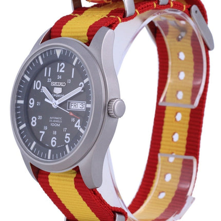 Montre Seiko 5 Sports Militaire Automatique Polyester SNZG09K1-var-NATO29 100M Homme