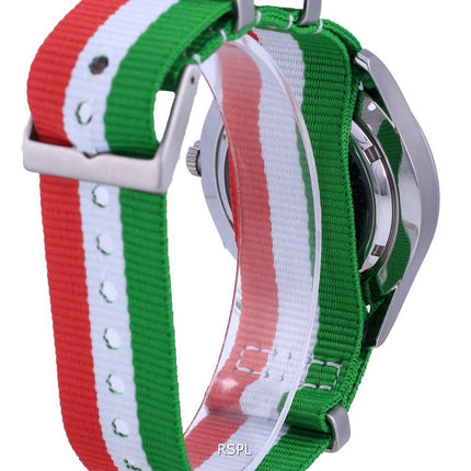 Montre Seiko 5 Sports automatique en polyester SNZG11J1-var-NATO23 100M pour homme