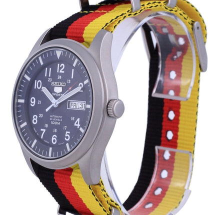 Montre Seiko 5 Sports automatique en polyester SNZG11J1-var-NATO26 100M pour homme