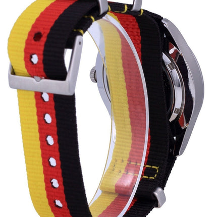 Montre Seiko 5 Sports automatique en polyester SNZG11J1-var-NATO26 100M pour homme