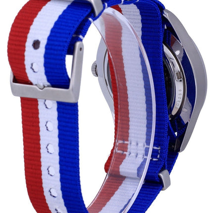 Montre Seiko 5 Sports automatique en polyester SNZG11K1-var-NATO25 100M pour homme