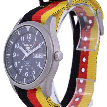 Montre Seiko 5 Sports automatique en polyester SNZG11K1-var-NATO26 100M pour homme