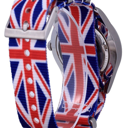 Montre Seiko 5 Sports automatique en polyester SNZG11K1-var-NATO28 100M pour homme