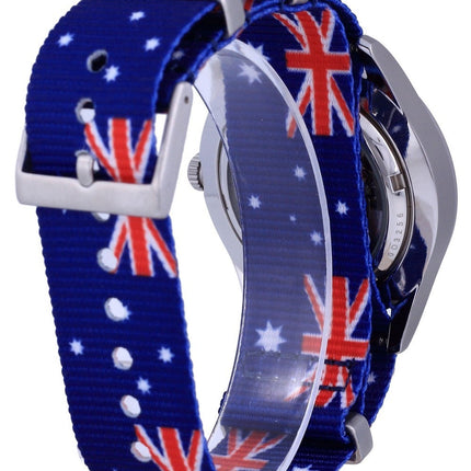 Montre Seiko 5 Sports automatique en polyester SNZG11K1-var-NATO30 100M pour homme