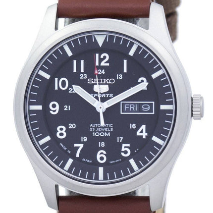 Seiko 5 Sports automatique Japon fait en toile sangle SNZG15J1-NS1 montre homme