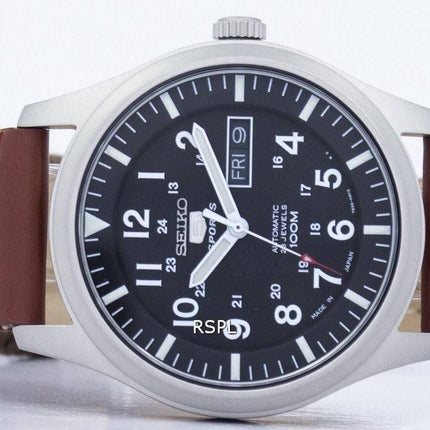 Seiko 5 Sports automatique Japon fait en toile sangle SNZG15J1-NS1 montre homme