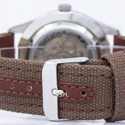 Seiko 5 Sports automatique Japon fait en toile sangle SNZG15J1-NS1 montre homme