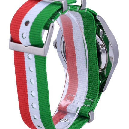 Montre Seiko 5 Sports automatique en polyester SNZG15J1-var-NATO23 100M pour homme