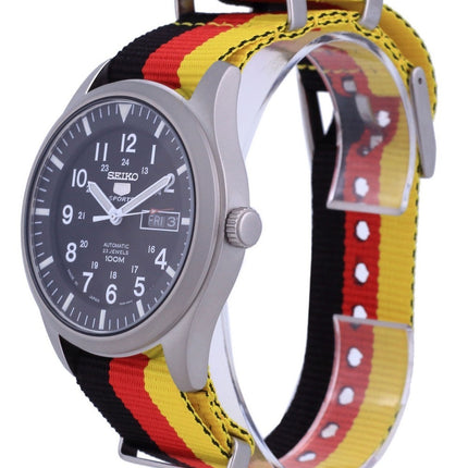 Montre Seiko 5 Sports automatique en polyester SNZG15J1-var-NATO26 100M pour homme