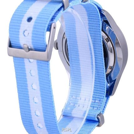 Montre Seiko 5 Sports automatique en polyester SNZG15K1-var-NATO24 100M pour homme