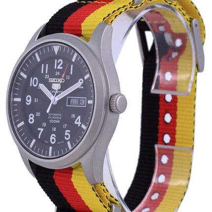 Montre Seiko 5 Sports automatique en polyester SNZG15K1-var-NATO26 100M pour homme