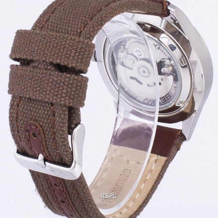 Seiko 5 Sports automatique toile sangle SNZG15K1-NS1 hommes
