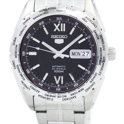 Seiko automatique Sport SNZG59K1 SNZG59K SNZG59 World Timer montre