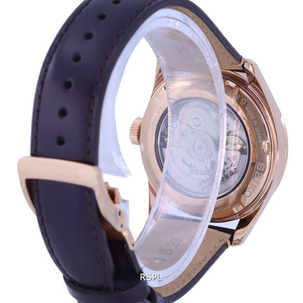 Montre Homme Seiko Presage Sharp Edge Cadran Marron Automatique SPB170 SPB170J1 SPB170J 100M