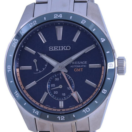 Montre homme Seiko Presage Sharp Edged GMT automatique SPB217 SPB217J1 SPB217J 100M