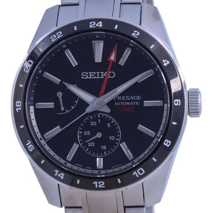 Montre homme Seiko Presage Sharp Edged GMT automatique SPB221 SPB221J1 SPB221J 100M