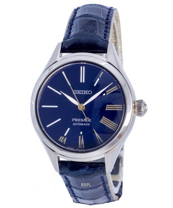 Montre pour femme Seiko Presage édition limitée cuir cadran bleu automatique SPB236J SPB236J1 SPB236J