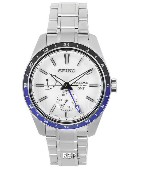 Seiko Presage Sharp Edged Series ZERO HALLIBURTON Édition Limitée Cadran Blanc Automatique SPB269 SPB269J1 SPB269J 100M Montre H
