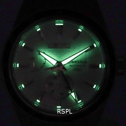 Seiko Presage Sharp Edged Series ZERO HALLIBURTON Édition Limitée Cadran Blanc Automatique SPB269 SPB269J1 SPB269J 100M Montre H